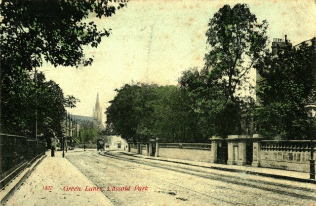 1906 - Green Lanes looking south towards the Church Street junction