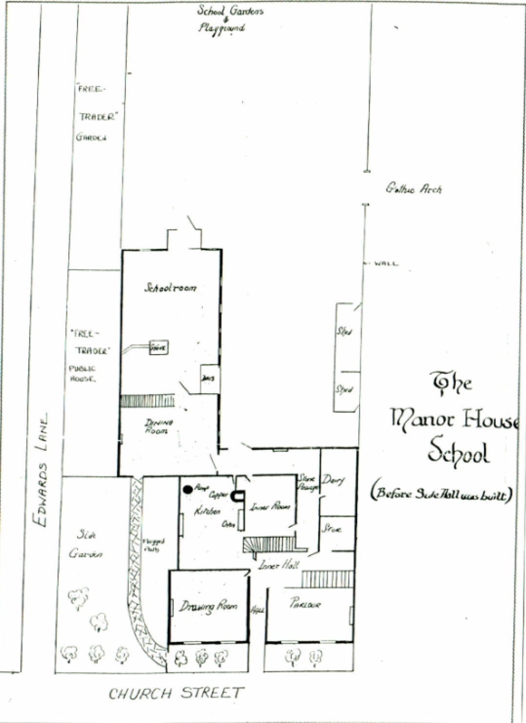 CS_Plan of Manor House School on (176-182) Church Street,